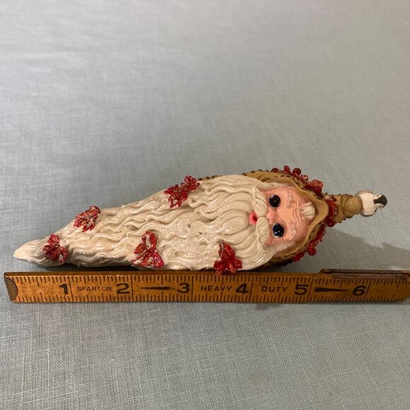 Christopher Radko Woodland Winds Santa Nature Ornament Christmas Circle - Picture 5 of 6